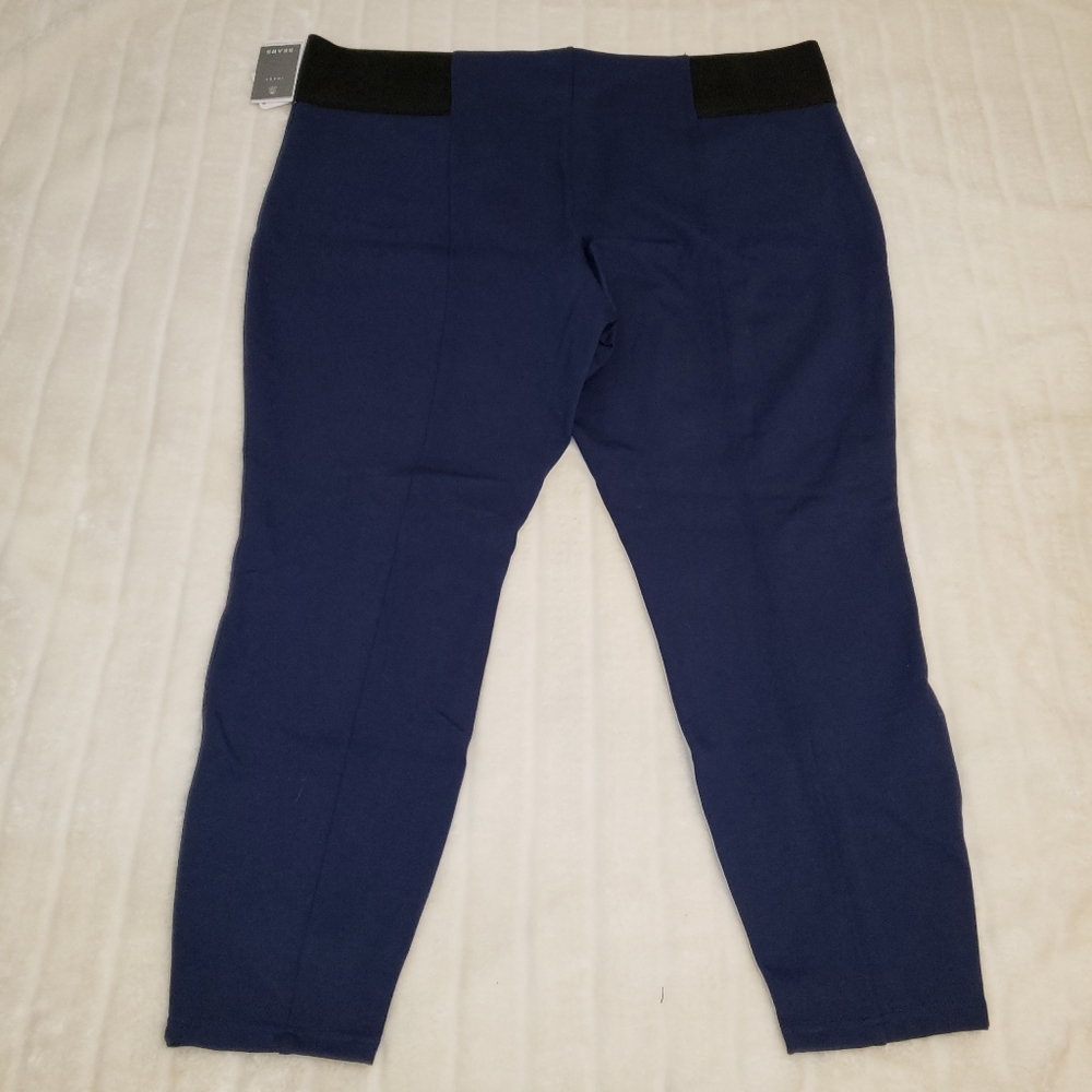 Sears Blue Wide Waistband Pants Sz 3X - Picture 5 of 14